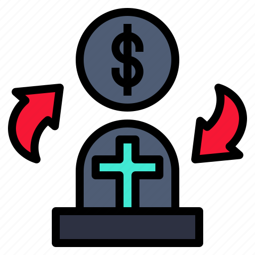 Changing, death, exchange, exchanging, money icon - Download on Iconfinder