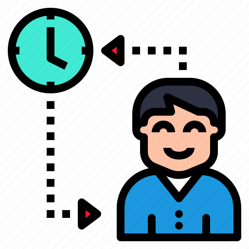 Change, clock, exchanging, people, time icon - Download on Iconfinder