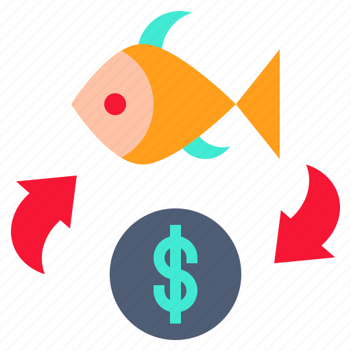 Change, exchange, exchanging, fish, money icon - Download on Iconfinder