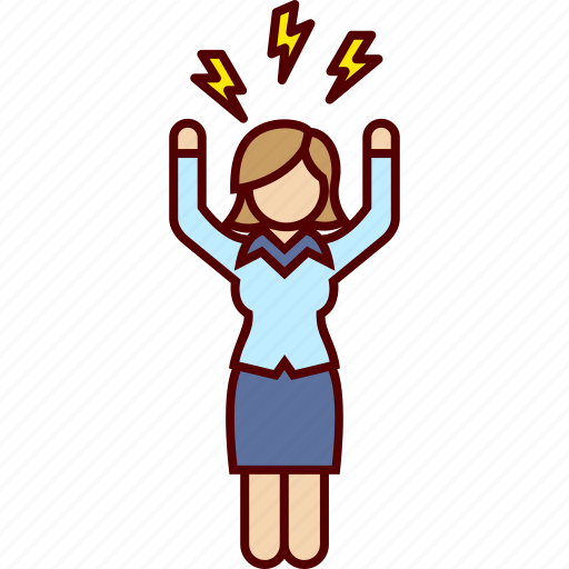 Boss, anger, fury, rage, business, woman icon - Download on Iconfinder