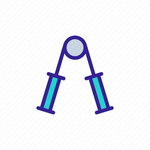 Band, exercise, hand, resistance, stretchable, tools, trainer icon - Download on Iconfinder