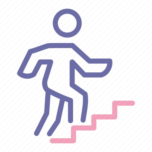 Exercise, fitness, sport, stairs icon - Download on Iconfinder