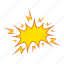 cartoon, explode, explosion, motion, object, power, sign 
