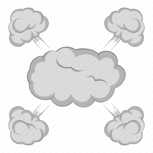Cartoon, cloud, explode, explosion, object, sign, steam icon - Download on Iconfinder