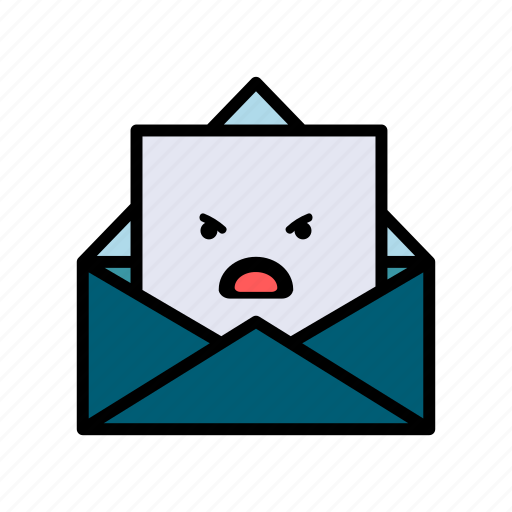 Letter, envelope, mail, message, newsletter, expression, screaming icon - Download on Iconfinder