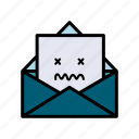 letter, envelope, mail, message, newsletter, expression, sick