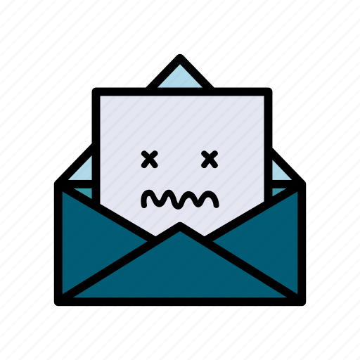 Letter, envelope, mail, message, newsletter, expression, sick icon - Download on Iconfinder
