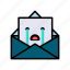 letter, envelope, mail, message, newsletter, expression, cry 