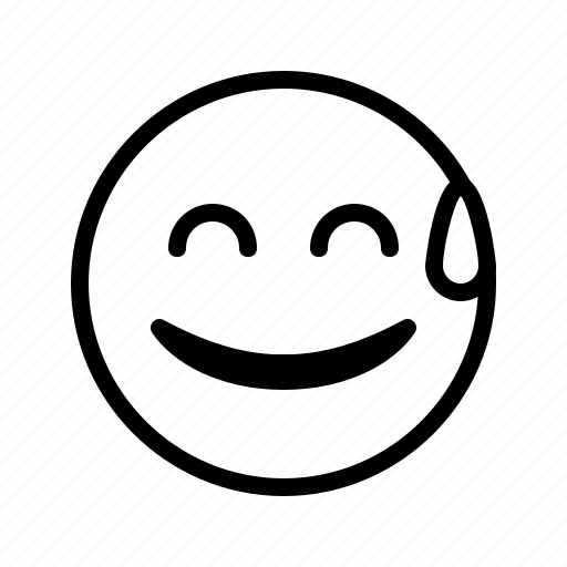 Annoyed, awkward, clumsy, emoji, emoticon, oops, shy icon - Download on Iconfinder