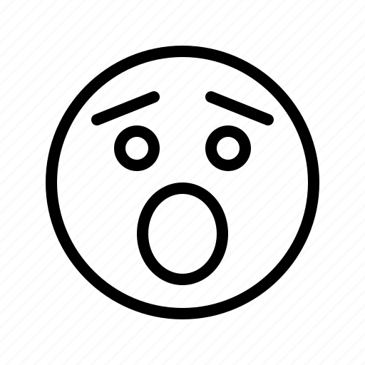 Aghast, bemused, emoji, emoticon, screaming, shocked, surprised icon - Download on Iconfinder