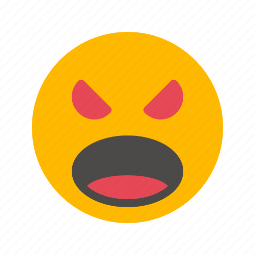 Anger, angry, emoji, emoticon, fury, rage, upset icon - Download on Iconfinder