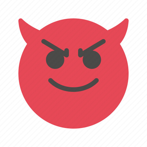 Aggressive, angry, devil, emoji, emoticon, ruthless, vicious icon - Download on Iconfinder