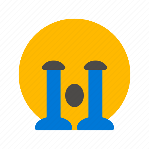 Cry, depression, emoji, emoticon, sad, tears, avatar icon - Download on Iconfinder