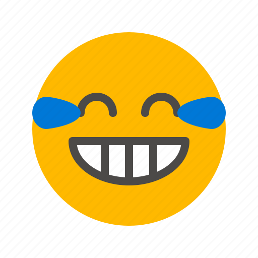 Cry, emoji, emoticon, fun, happy, laugh, laughter icon - Download on Iconfinder