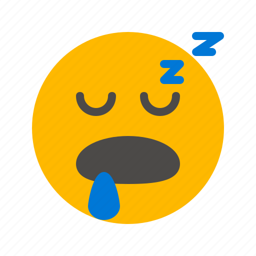 Asleep, dream, drool, emoji, emoticon, sleep, sleeping icon - Download on Iconfinder