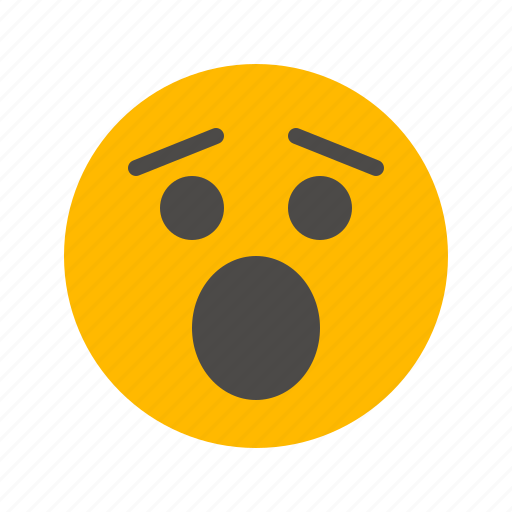Aback, aghast, bemused, emoji, emoticon, shocked, surprised icon - Download on Iconfinder