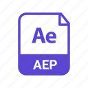 aep, extension, file, name