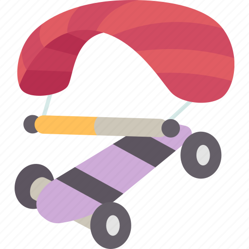 Kiteboarding, kitesurfing, pull, watersport, recreation icon - Download on Iconfinder