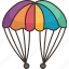 parachute, paragliding, recreation, sky, activity 