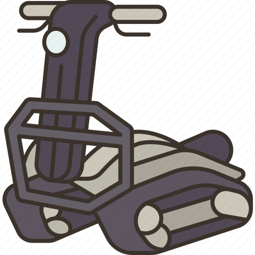 Shredder, vehicle, dual, tracked, adventure icon - Download on Iconfinder