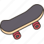 skateboard, skating, wheel, speed, lifestyle 