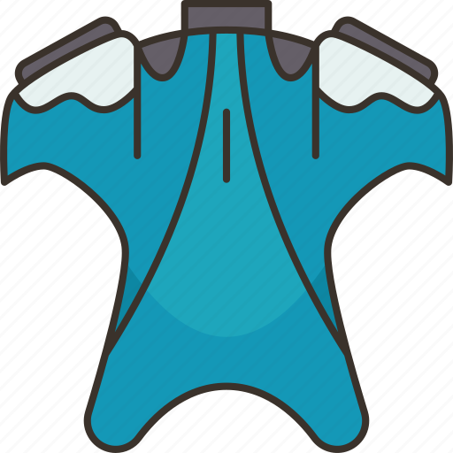 Wingsuit, skydiving, fly, air, jump icon - Download on Iconfinder