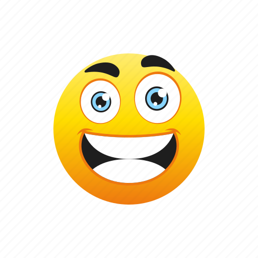Happy, face, emoji, emoticon, smile icon - Download on Iconfinder