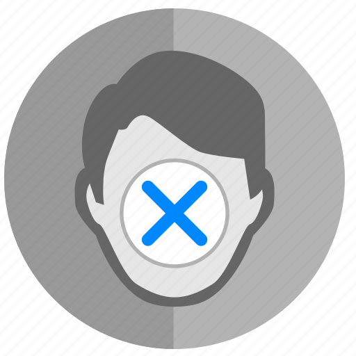 Access, biometry, cancel, close, face icon - Download on Iconfinder