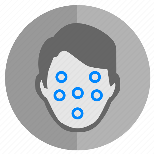 Biometry, data, dots, face, pasport icon - Download on Iconfinder