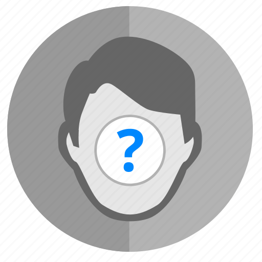 Biometry, face, person, question, unknown icon - Download on Iconfinder