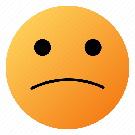 Disappointed, face, emoji, emotion, emoticon, yellow icon - Download on Iconfinder