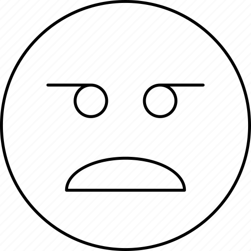 Angry, emotions, face, smiley icon - Download on Iconfinder