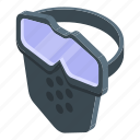 face, shield, clean, isometric