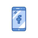 facebook logo, logo, mobile, website