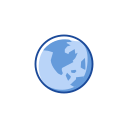 earth, globe, notification, world map