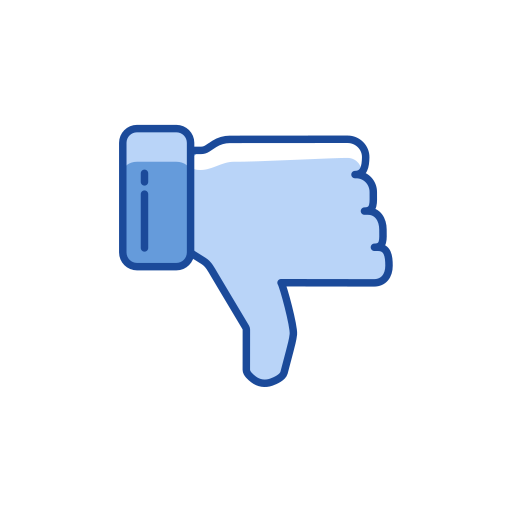 Disapproved, hand, thumbs down, unlike icon - Free download