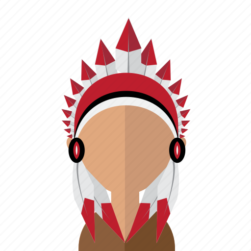 America, american, avatar, feather, indian, men, mohawk icon - Download on Iconfinder