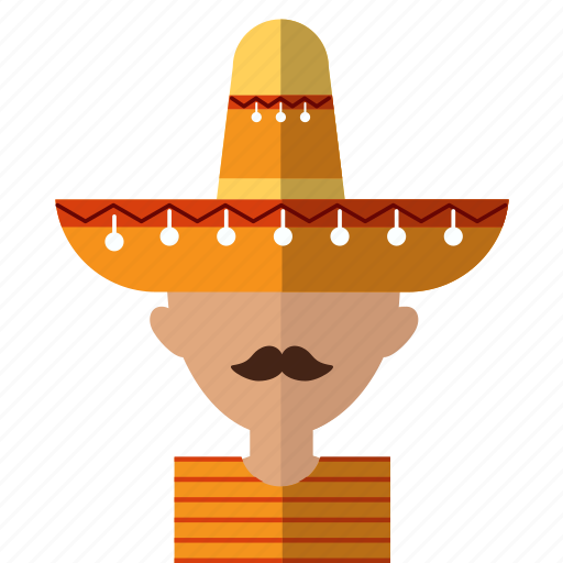 American, avatar, latino, men, mexican, mexico, sombrero icon - Download on Iconfinder