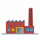 brick, building, chimney, factory, industrial, industry 