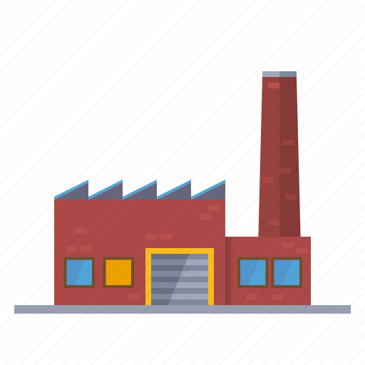 Brick, building, chimney, factory, industrial, industry icon - Download on Iconfinder