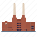 battersea, building, coal power plant, electricity, factory, industry, power generation