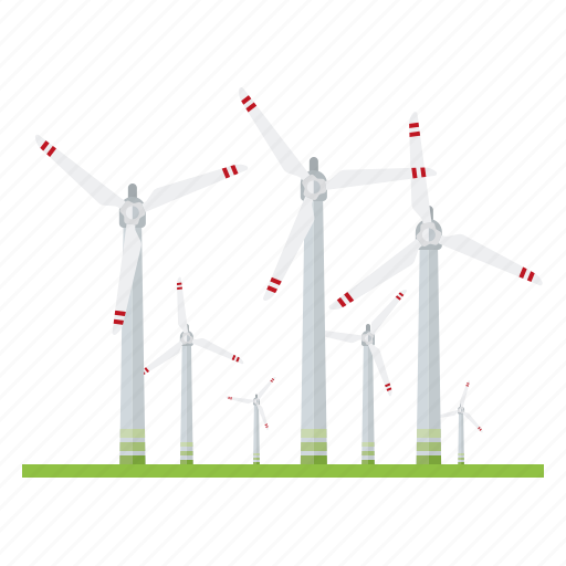 Electricity, industry, power generation, power plant, sustainable energy, wind turbine, renewable energy icon - Download on Iconfinder