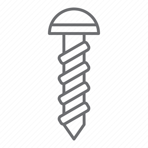 Screw, bolt, construction, tool, repair, equipment icon - Download on Iconfinder