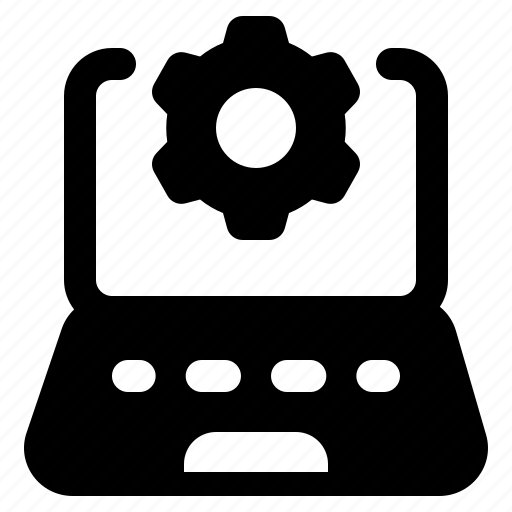 Laptop, setting, it, settings, systems, computer icon - Download on Iconfinder