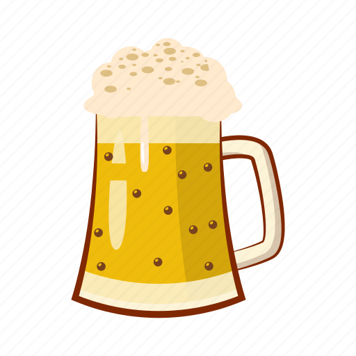 Alcohol, beer, cartoon, glass, lager, mug, oktoberfest icon - Download on Iconfinder