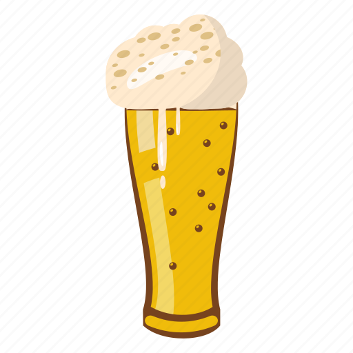 Beer, beverage, cartoon, cold, drink, glass, oktoberfest icon - Download on Iconfinder