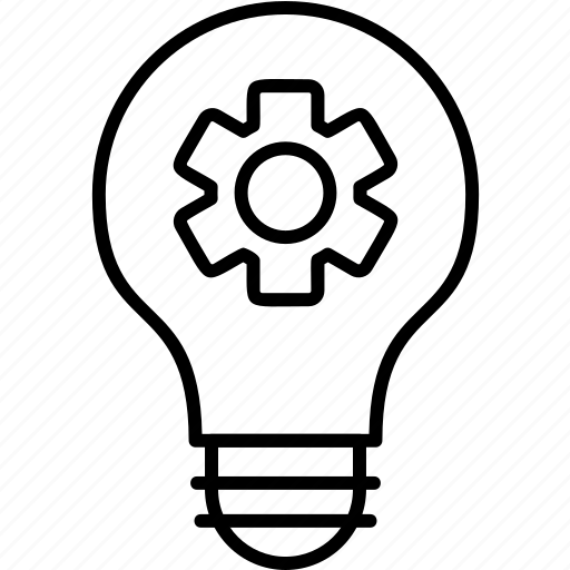 Light, bulb, business, finance, office, innovation, setting icon - Download on Iconfinder