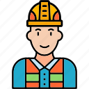 foreman, construction, contractor, engineer, icon
