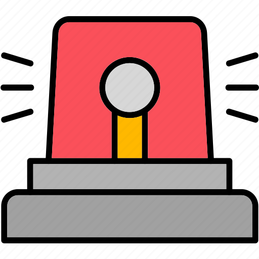 Siren, alarm, ambulance, emergency, light, icon icon - Download on Iconfinder