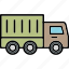 truck, delivery, shipping, transport, transportation, vehicle, van, icon 